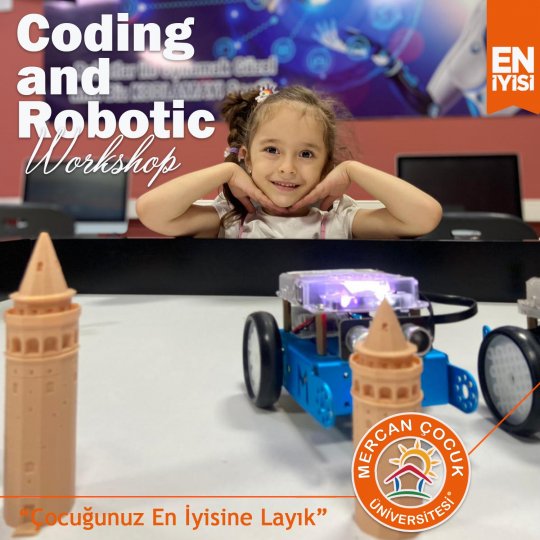 Kodlama ve Robotik Atölyesi (Coding and Robotic Workshop Mercan Çocuk Üniversitesi Malatya Anaokulu Türkiye'nin en iyi Anaokulu