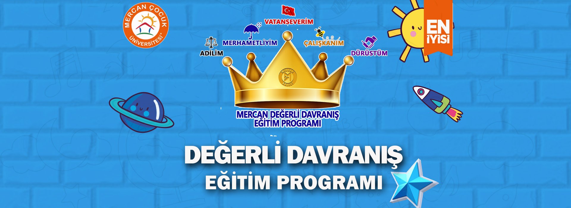 Mercan Değerli Davranış Eğitim Programı Mercan Çocuk Üniversitesi Türkiye Malatya En İyi Anaokulu